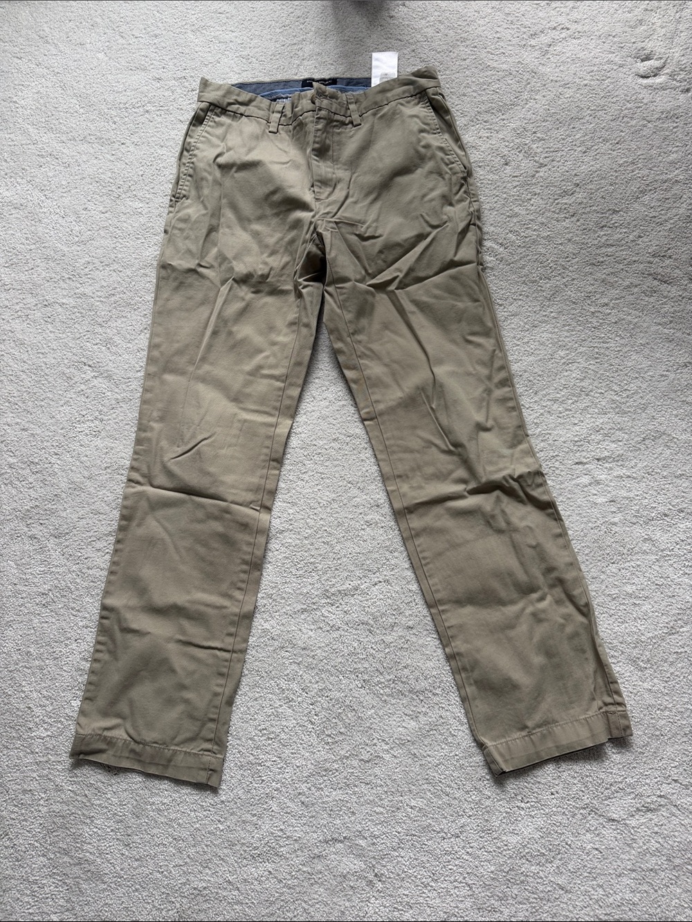 Men's Khaki Straight Fit Pants